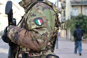Un militare dell'Esercito