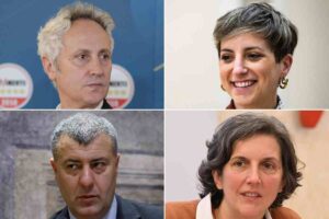 I quattro politici italiani a bordo della flotilla