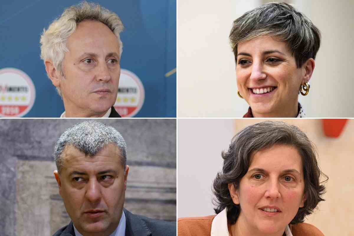 I quattro politici italiani a bordo della flotilla